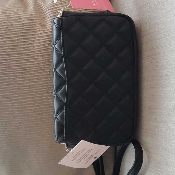 ♠️Kate Spade Natalia small crossbody flap turnlock purse black - Picture 6 of 10